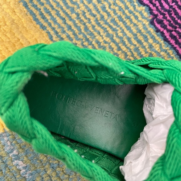 With Bag & Box - Bottega Veneta Intrecciato Weave Braided Sneakers - Picture 6 of 9